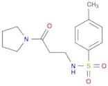 4-Methyl-N-(3-oxo-3-(pyrrolidin-1-yl)propyl)benzenesulfonamide