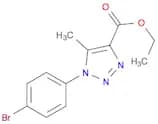 Ethyl 1-(4-bromophenyl)-5-methyl-1H-1,2,3-triazole-4-carboxylate