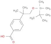 4-[1-[tert-butyl(dimethyl)silyl]oxy-2-methylpropan-2-yl]benzoic acid