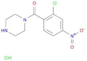 (2-CHLORO-4-NITROPHENYL)(PIPERAZIN-1-YL)METHANONE HCL