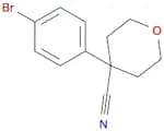 4-(3-bromophenyl)oxane-4-carbonitrile