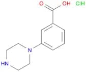 3-(piperazin-1-yl)benzoic acid hydrochloride