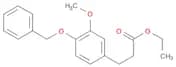 ethyl 3-[4-(benzyloxy)-3-methoxyphenyl]propanoate