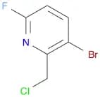 3-Bromo-2-(chloromethyl)-6-fluoropyridine