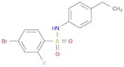 4-bromo-N-(4-ethylphenyl)-2-fluorobenzenesulfonamide