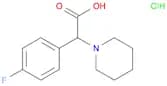 a-(4-Fluorophenyl)-1-piperidineacetic acid HCl