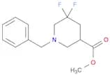 Methyl 1-benzyl-5,5-difluoropiperidine-3-carboxylate