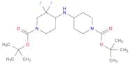 tert-butyl4-(1-(tert-butoxycarbonyl)piperidin-4-ylamino)-3,3-difluoropiperidine-1-carboxylate-B281…