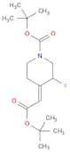 tert-Butyl 4-(2-tert-butoxy-2-oxoethylidene)-3-fluoropiperidine-1-carboxylate