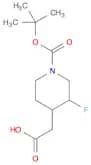 2-(1-(tert-Butoxycarbonyl)-3-fluoropiperidin-4-yl)acetic acid
