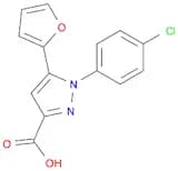 1-(4-Chlorophenyl)-5-(furan-2-yl)-1H-pyrazole-3-carboxylic acid