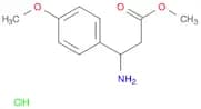 methyl 3-amino-3-(4-methoxyphenyl)propanoate hydrochloride