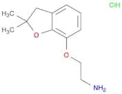 7-(2-Aminoethoxy)-2,2-dimethyl-2,3-dihydro-1-benzofuran Hydrochloride