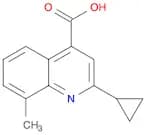 2-Cyclopropyl-8-methylquinoline-4-carboxylic acid