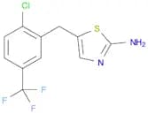 5-{[2-chloro-5-(trifluoromethyl)phenyl]methyl}-1,3-thiazol-2-amine