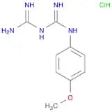 1-Carbamimidamido-N-(4-methoxyphenyl)methanimidamide hydrochloride