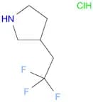 3-(2,2,2-Trifluoroethyl)pyrrolidine hydrochloride