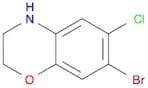 7-bromo-6-chloro-3,4-dihydro-2H-1,4-benzoxazine