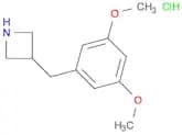 3-[(3,5-dimethoxyphenyl)methyl]azetidine hydrochloride