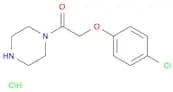 2-(4-chlorophenoxy)-1-(piperazin-1-yl)ethan-1-one hydrochloride