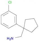 [1-(3-Chlorophenyl)cyclopentyl]methanamine