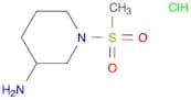 1-methanesulfonylpiperidin-3-amine hydrochloride