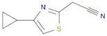 2-(4-cyclopropyl-1,3-thiazol-2-yl)acetonitrile