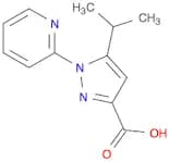 5-(Propan-2-yl)-1-(pyridin-2-yl)-1H-pyrazole-3-carboxylic acid
