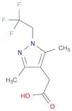 2-[3,5-dimethyl-1-(2,2,2-trifluoroethyl)-1h-pyrazol-4-yl]acetic acid