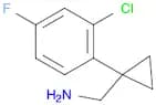 [1-(2-chloro-4-fluorophenyl)cyclopropyl]methanamine