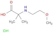 2-[(2-methoxyethyl)amino]-2-methylpropanoic acid hydrochloride