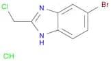 5-Bromo-2-(chloromethyl)-1H-1,3-benzodiazole hydrochloride