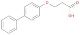 3-(4-Phenylphenoxy)propanoic acid