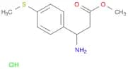 Methyl 3-amino-3-[4-(methylsulfanyl)phenyl]propanoate hydrochloride