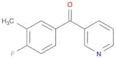 3-(4-fluoro-3-methylbenzoyl)pyridine