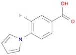 3-Fluoro-4-(1H-pyrrol-1-yl)benzoic acid