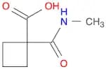 1-(Methylcarbamoyl)cyclobutane-1-carboxylic acid