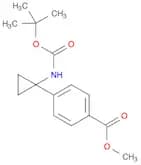 Methyl 4-(1-{[(tert-butoxy)carbonyl]amino}cyclopropyl)benzoate