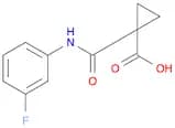 1-((3-Fluorophenyl)carbamoyl)cyclopropanecarboxylic acid  (Cabozantinib Impurity)