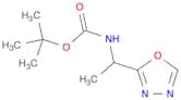 tert-butyl N-[1-(1,3,4-oxadiazol-2-yl)ethyl]carbamate