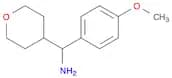 (4-METHOXYPHENYL)(OXAN-4-YL)METHANAMINE