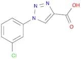1-(3-Chlorophenyl)-1H-1,2,3-triazole-4-carboxylic acid
