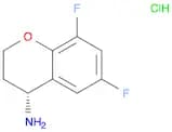 (4R)-6,8-difluoro-3,4-dihydro-2H-1-benzopyran-4-amine hydrochloride