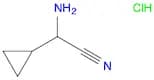 2-Amino-2-cyclopropylacetonitrile hydrochloride