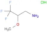 3,3,3-Trifluoro-2-methoxypropan-1-amine hydrochloride