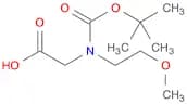 2-([(tert-Butoxy)carbonyl](2-methoxyethyl)amino)acetic acid