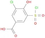 3-Chloro-5-(chlorosulfonyl)-4-hydroxybenzoic acid