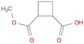 2-(methoxycarbonyl)cyclobutane-1-carboxylic acid, Mixture of isomers
