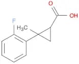 2-(2-fluorophenyl)-2-methylcyclopropane-1-carboxylic acid