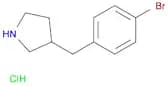 3-[(4-Bromophenyl)methyl]pyrrolidine hydrochloride